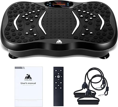 EVOLAND vibration plate vibration devices with 5 training programs up to 99 intensity levels